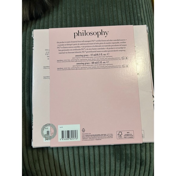 Philosophy Amazing Grace Fragrance Gift Set 2 Eau de Toilette Perfume 60ml 10ml - Picture 2 of 2